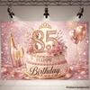 2D Pink Gold Background for Senior & Glam Birthday Parties