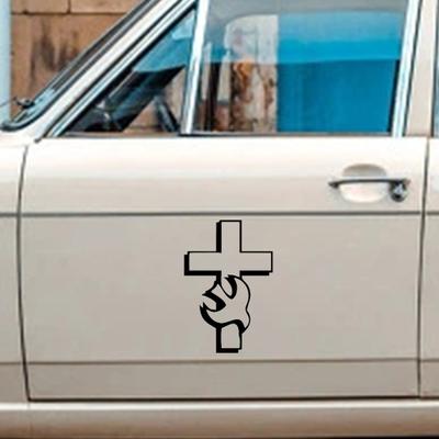 Nálepka na auto Nevyblednoucí Vodotěsná Dekorativní Ježíš Náboženský Vzor DIY Nálepka na Karoserii