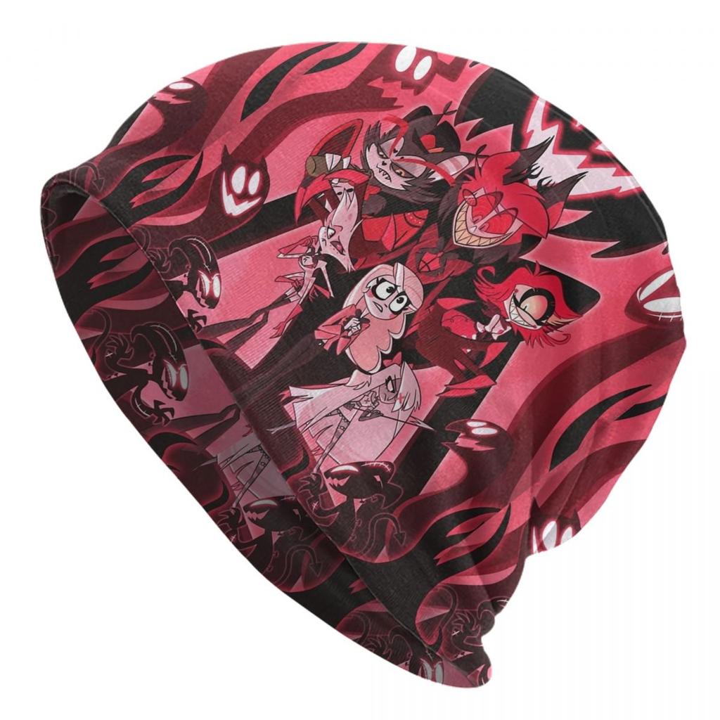 Loona Calling Caps Helluva Boss Anime Vintage Unisex Outdoor Skullies Beanies Hats Summer Warm Head Wrap Bonnet Hat