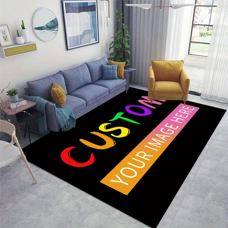 

1pc Personalized Area Mat with Anti-Slip Silica Gel Bottom-Customized Mat Mat with Your Photo & Text - Soft, Durable, Washable - 50x80cm