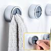 3Pcs Self-Adhesive Push In Tea Towel Cloth Holder Bathroom Kitchen Wall Hanger