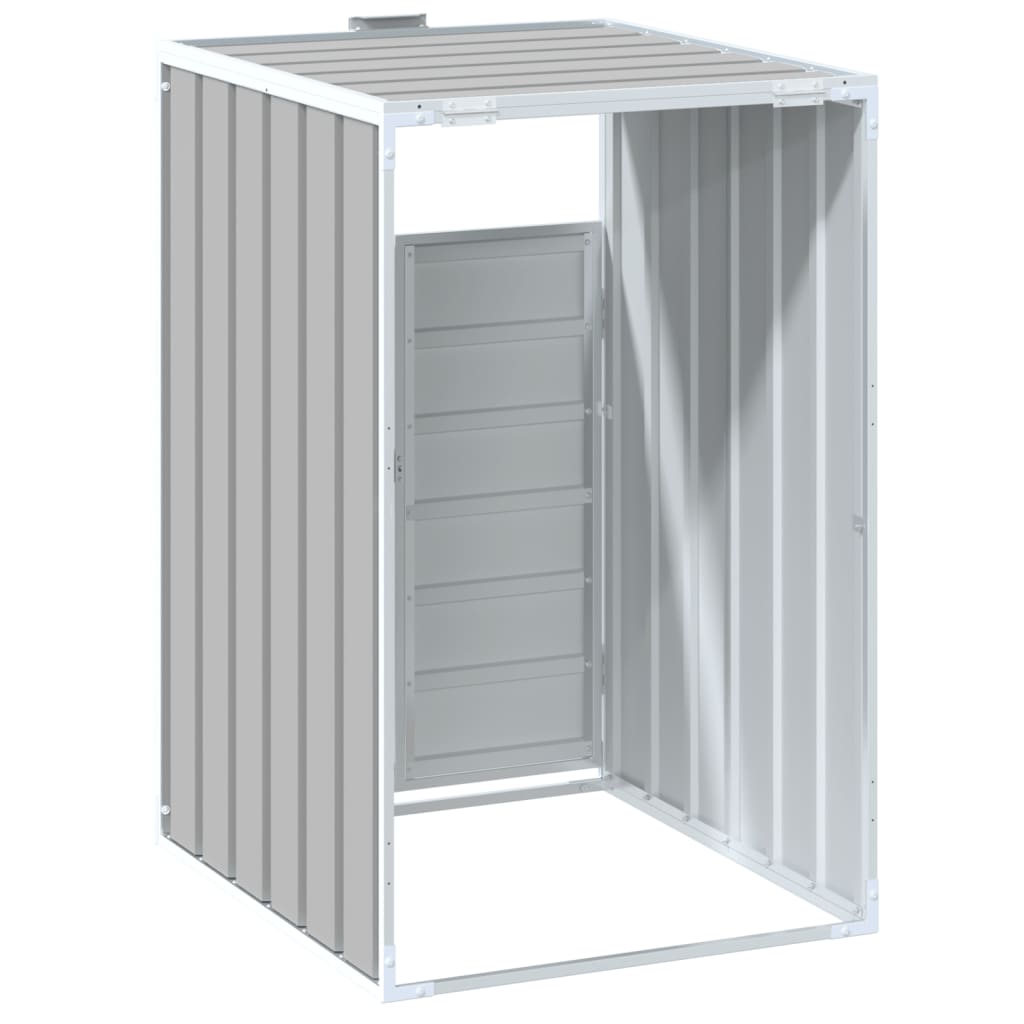 1 Ton Waste Bin Enclosure Gray 72 X 81 X 115 Cm Steel