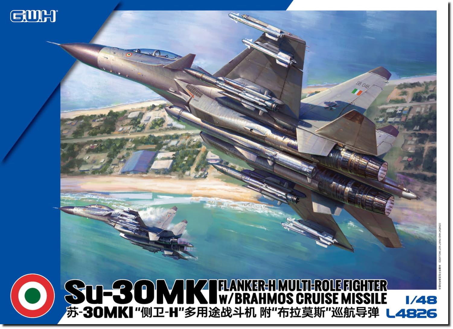 

Great Wall Hobby индийские ВВС пластиковая модель L4826 1/48 Су-30МКИ (Самолет)