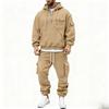 New Wholesale Autumn and Winter Hooded Sweatshirt Trousers Casual Jacket Men's Loose Sports Suit