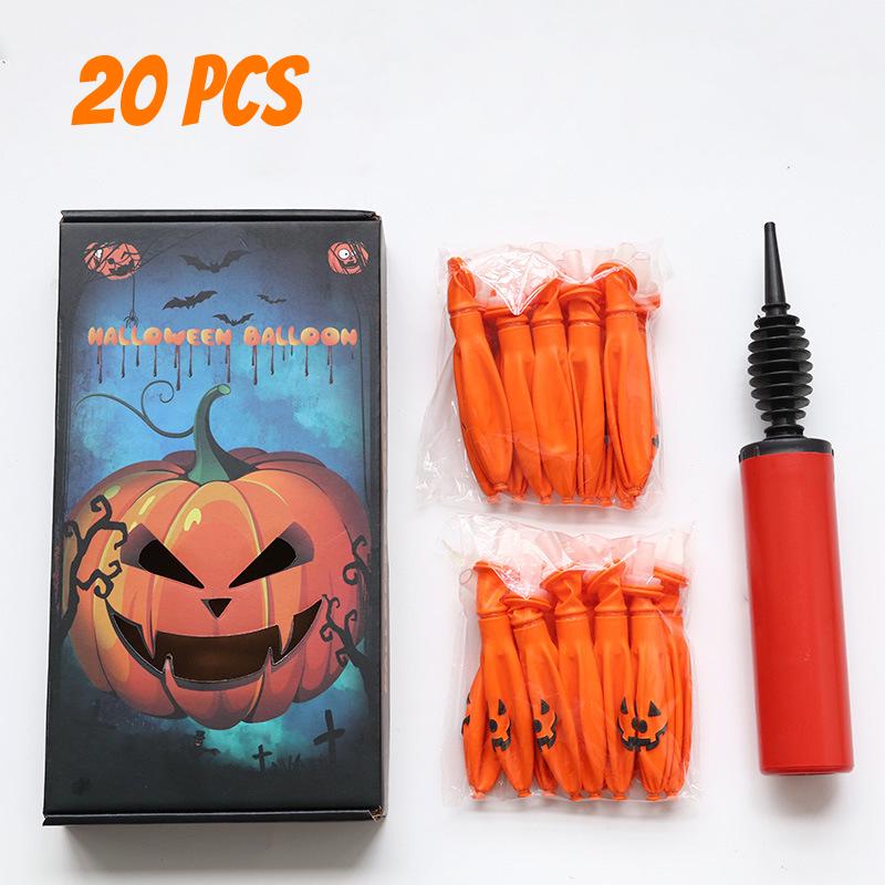

Светодиодные воздушные шары для вечеринки Хэллоуин Тыквенное украшение Домашнее украшение на Хэллоуин