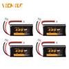 VICMILE SCX24 Battery 7.4V 450mAh Lipo Battery 2S 30C Rechargeable Lipos with PH2.0 Plug Fit for Most 1/10, 1/16, 1/18, 1/24 Sca
