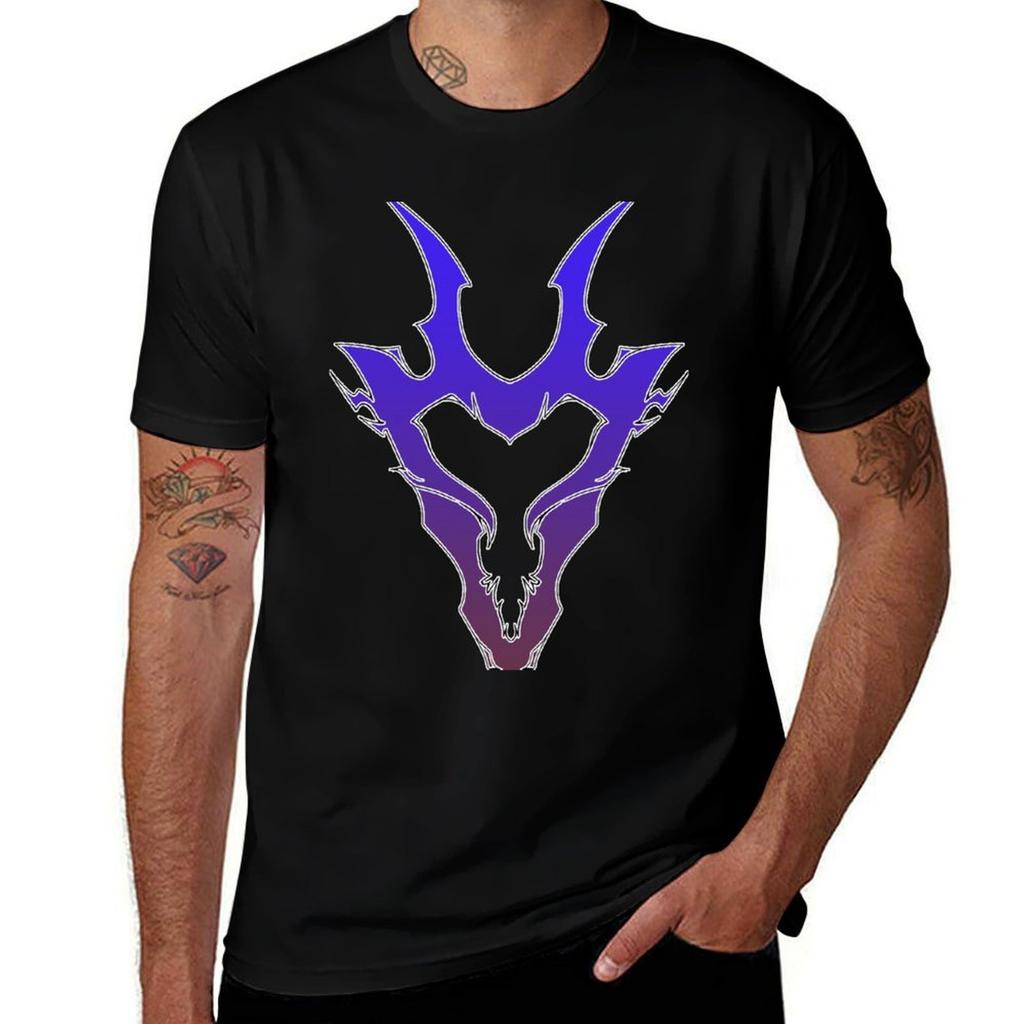 Ffxiv Dragoon Soul Stone Crest Tshirt Basic Lightweight Short Sleeve Tee