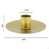 Candle Holder Decor Candlelight Round Nordic Candlestick Holders for Party Christmas Dining