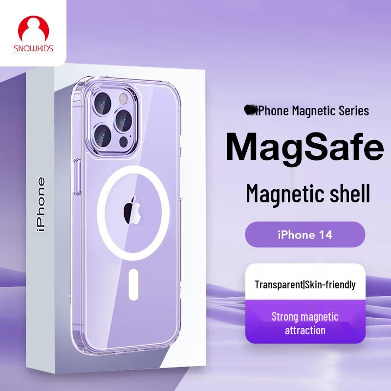 Snowkids Magsafe Clear Shockproof iPhone Case
