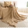 Acrylic Knitted Shawl Blanket Geometric Cable Knit Throw Blanket For Office Couch Sofa Blanket Autumn Winter Cozy Nap Blanket