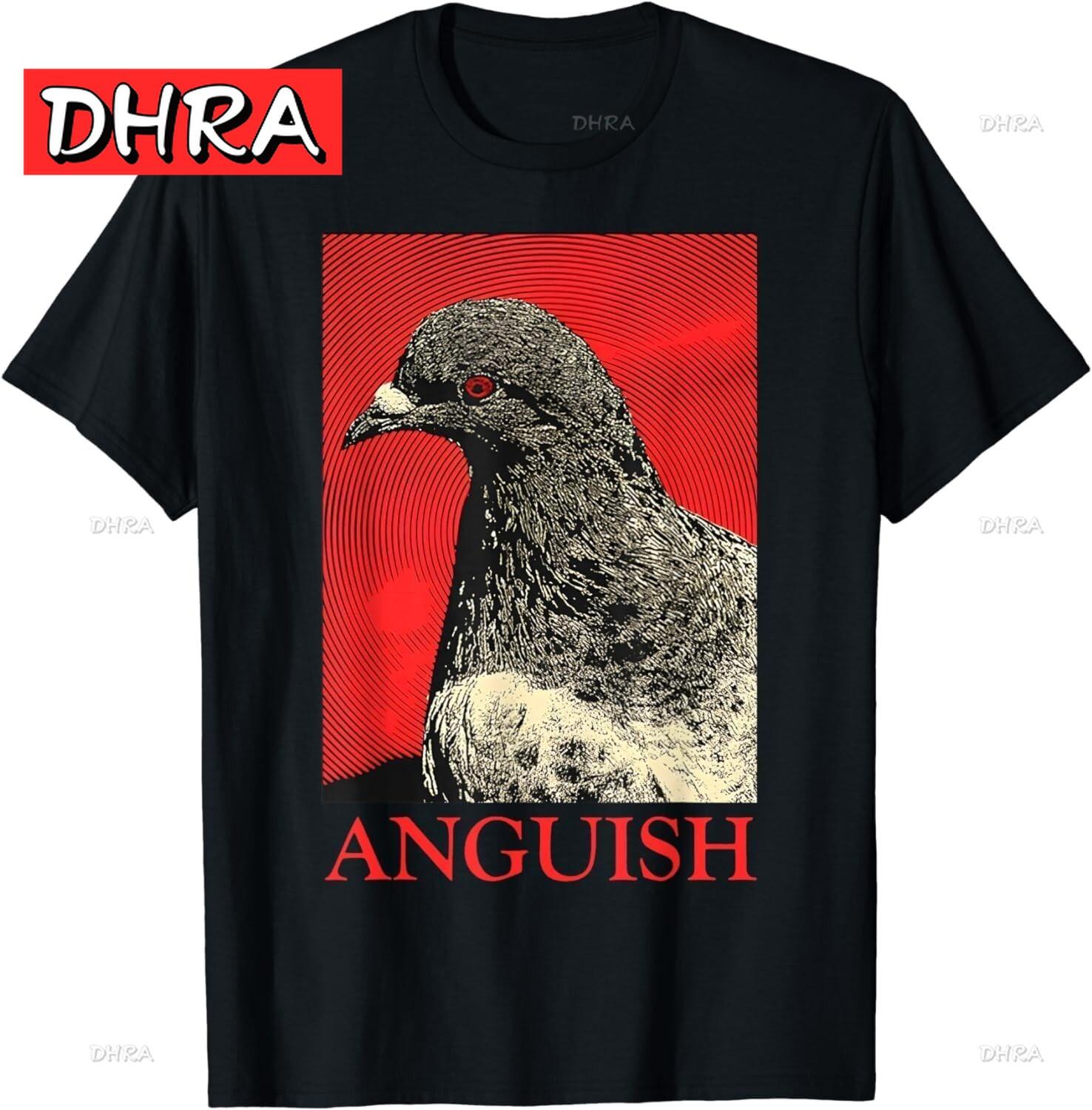

Anguish Pigeon T-Shirt Vintage Modern Trendy Tshirts Graphic Soft Classic Shirts Retro Casual Streetwear Tee Shirt Tshirts Basic 4XL