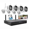 4/8-Channel WiFi Surveillance Kit with NVR and HD Cameras, White/Dual Light Night Vision