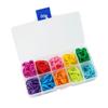 Colorful 10-Grid Box with 120 Plastic Safety Pins for Knitting