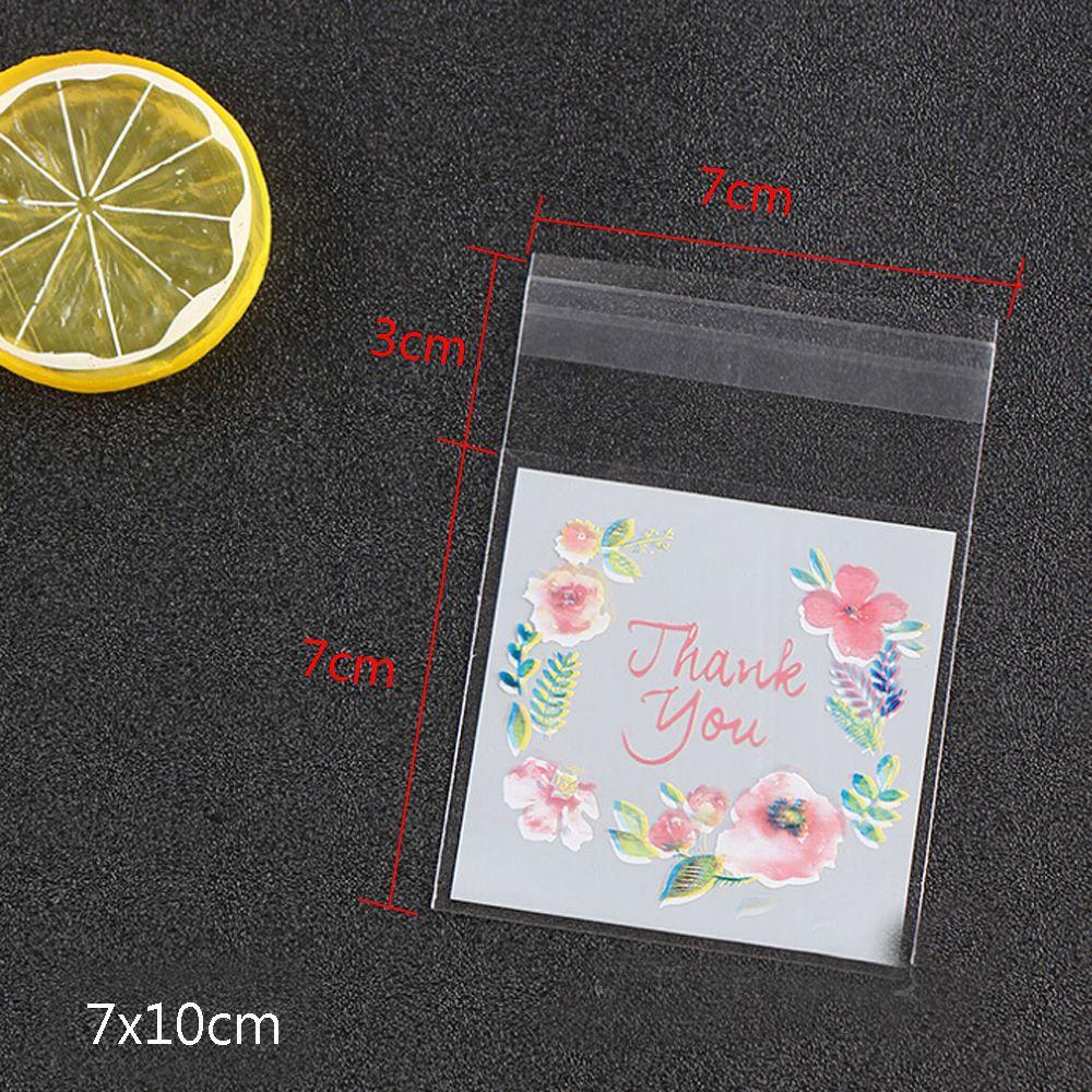 Thank you Flower Pastry Tool Baking Packaging Bag Cookie Bags Candy Pockets Wrapping Supplies