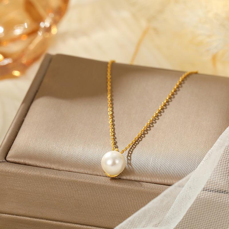 

Ожерелье из жемчуга Banyan Tree из серебра 925 пробы с ракушками — роскошная женская универсальная цепочка с жемчугом на ключицу, модный стиль Ins. NS1092 золотой