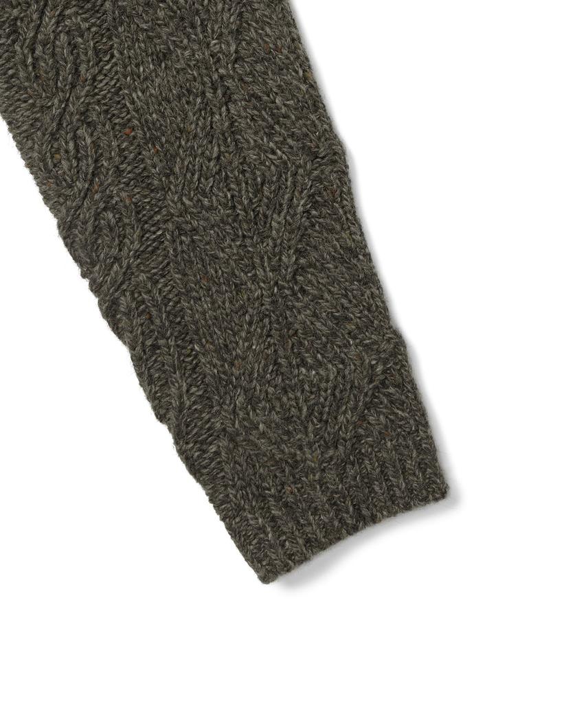 THISISNEVERTHAT Cable Knit Sweater Brown