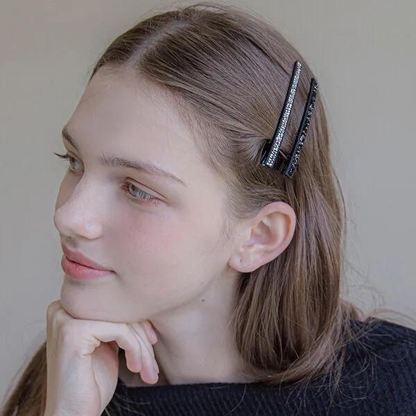 Austrian Crystal Hair Clip-M JP-22-124CC