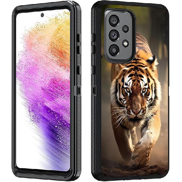 for Samsung Galaxy A73 5G Case, Heavy Duty 3 in 1 Hybrid Hard PC & Soft Silicone Shockproof Drop Protection Case for Samsung Galaxy A73 5G 6.7 inch,