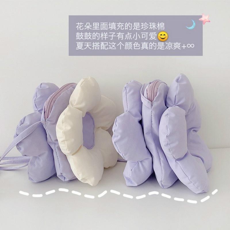 Macarone Cute Small Flower Bag Women's Bag Messenger Bag Simple Casual Style