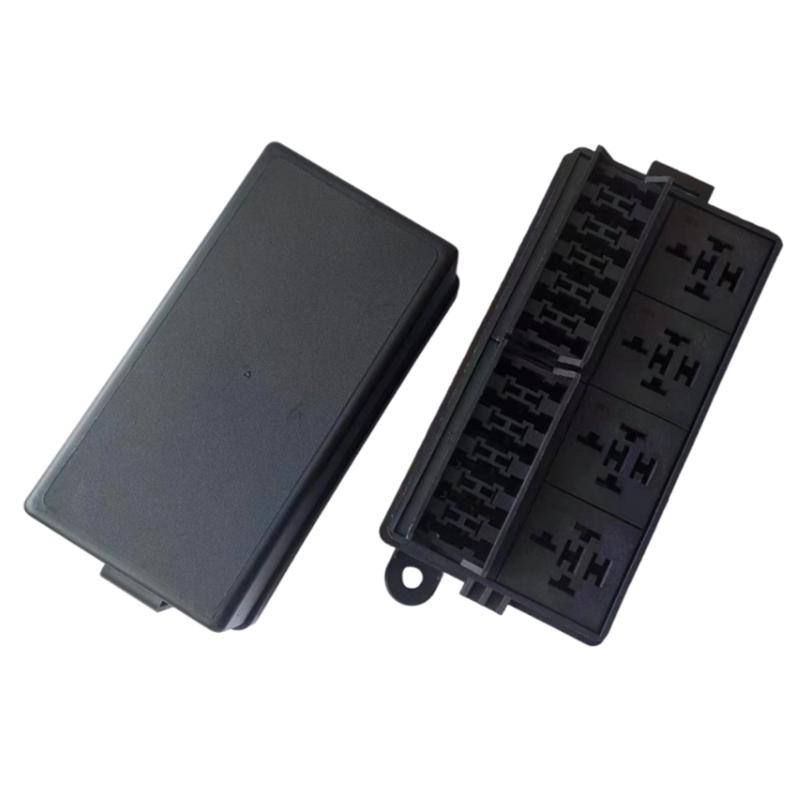 Heavy Duty 12 Position Relays Fuses Box Suitable for Motorcycle Motorhomes & Marine Equipment Efficient Power Management