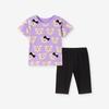 Summer Short Sleeve Girls' Cartoon Set - European American Style