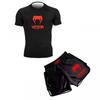 MMA Trainingsshorts Set Herren Damen - Schnelltrocknend Boxen Muay Thai Kampfsportbekleidung Fitnessstudio Fitness