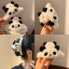 Cute Panda Plush Hair Clip Handcrafted Cartoon Clip For Women's Hairstyles