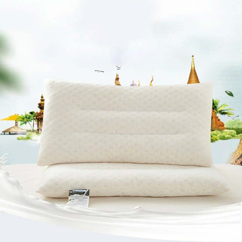 Latex Pillow Core Massage Neck Protection Pillow Orthopedic Slow Rebound Relax Protector Sleeping Replacement Supplies Health Care Memory Foam Pillow