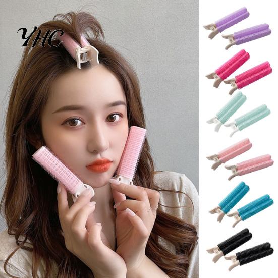 Labor-saving 2 Pcs Hair Volumizing Clips Heatless Seamless Instant Increase Fluffy Volume DIY Puffy Non-electric Curlers Styling Tool