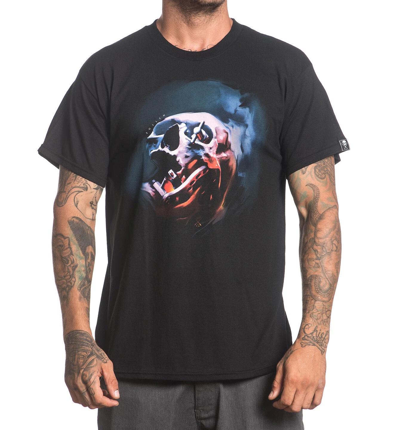 SULLEN CLOTHING Iron Skull by Bullet BG T-Shirt S-5XL NEW XXXXL