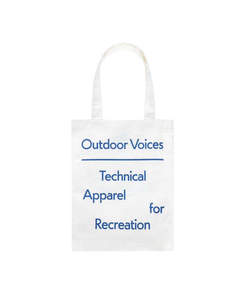 Outdoor Voices Signature Tote Bag (White)