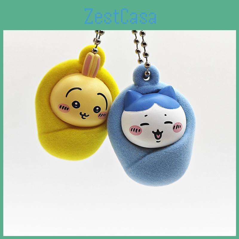 With Chiikawa Baby Swaddling Clothes Pvc Action Figures Model Toy Pendant Gift