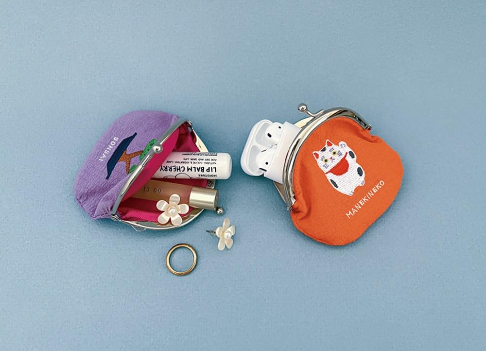 Decor Corporation Souvenir Nippon Bestickte Falttasche mit D1 H11 Sushi, Größe ca.. W8.8 JP-29480