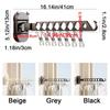 Wall Mounted Folding Drying Rack Space Aluminum Clothing Organizer  Bathroom