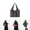 Trendy Plaid Contrast Color Street Style Tote Bag Women Winter Large Capacity Shoulder Bag