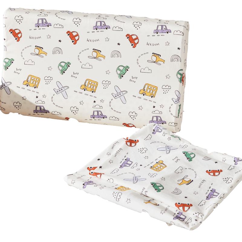 Mercury Children s Natural Latex Pillows & Pillowcases 30x50x5/7cm (Recommended 3-8 years)