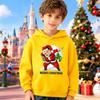 Christmas Cartoon Children's Hoodie for Autumn and Winter Warm Comfortable and Soft Children's Clothing