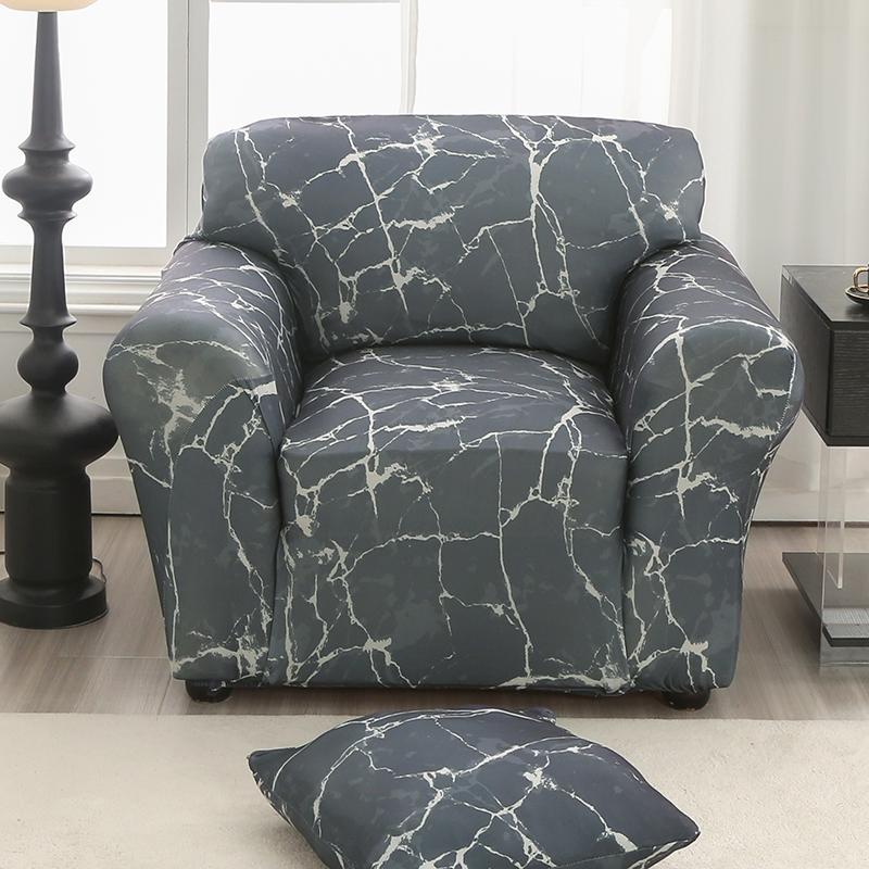 Sesselbezug Elastischer Sofabezug Baumwolle Stretch Sofabezüge für Wohnzimmer Copridivano Überwurf für Einzelsessel Couchbezug