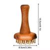 Messing Perlen Meridian Gua Sha Kamm - Langlebiger Chinesischer SPA Akupunkturpunkt Punktmassagegerät Bürsten Griff Professionelles Massage Werkzeug