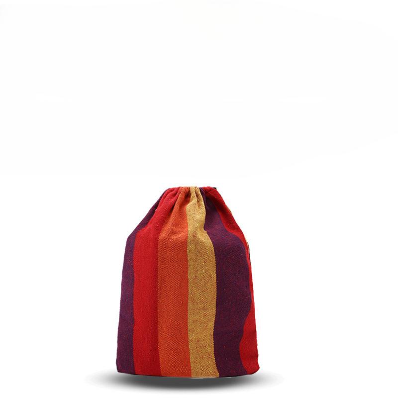 Outdoor Supplies Single Thickened Canvas Hammock Camping Swing Net Bed Anti-Flip Stripe Glider