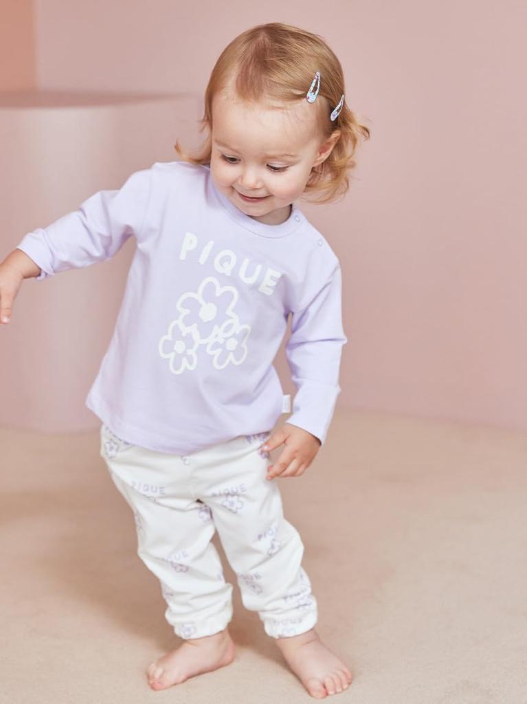 Gelato Pique BABY Painted Long Pants PBCP254496 LAV