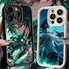 Phone Case for iPhone 17 Air 16E 15 16 Pro Max Genshin Impact Xiao Cover 14 Plus 13 12 Mini Soft Shell Silicone Fundas