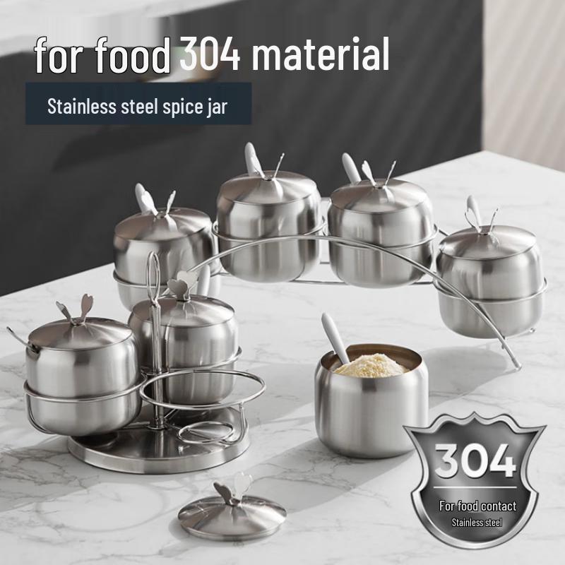 GOWKE Stainless Steel Condiment Organizer