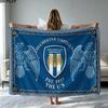 Colchester Utd FC Print Flannel Blanket High Quality Warm Comfortable Cover for All Seasons Perfect for Gifts Home Decor