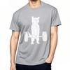 Heavy Weights Daily Wear Basic T Shirt Cool Cotton Unisexs Tshirt Unisexs T Shirt Vintage Classic Tshirt Cat Lifting