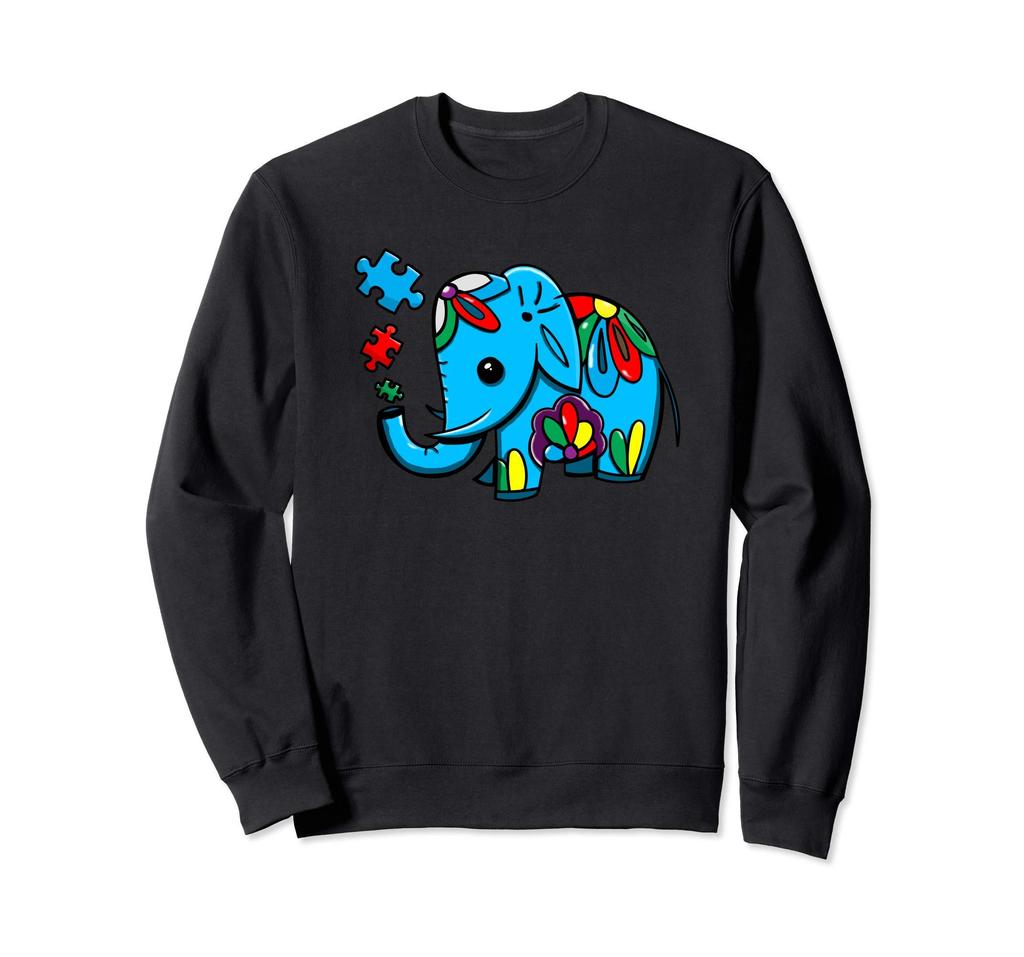 Cute Elephant Mandala Autism Awareness Support Gift Trainer