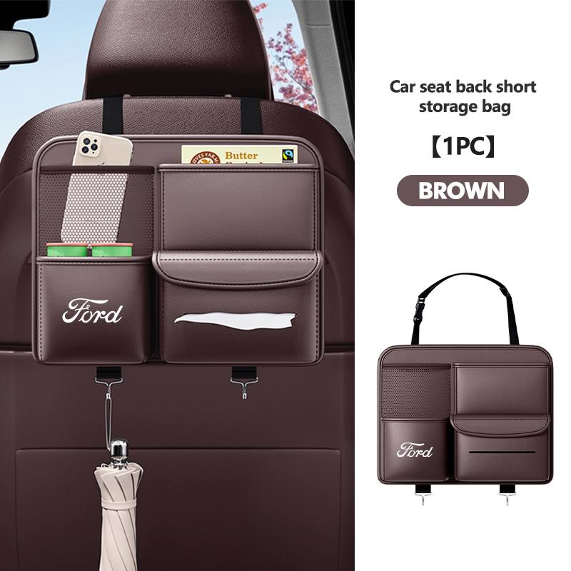 Car Backseat Organizer Storage Bag Seat Back Hanging Bag For Ford Escort KA Flex Everest KA Expedition Falcon Fusion