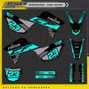 PowerZone Custom Graphics Backgrounds Decals Motorcycle Stickers Kit For HONDA CRF125F 2019 2020 2021 125cc Number Name 06