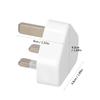 5V 1A USB Adapter 100-240V Input DC Adapters for Charging Multifunction Power Adapter for Electronic Devices UK Plug White