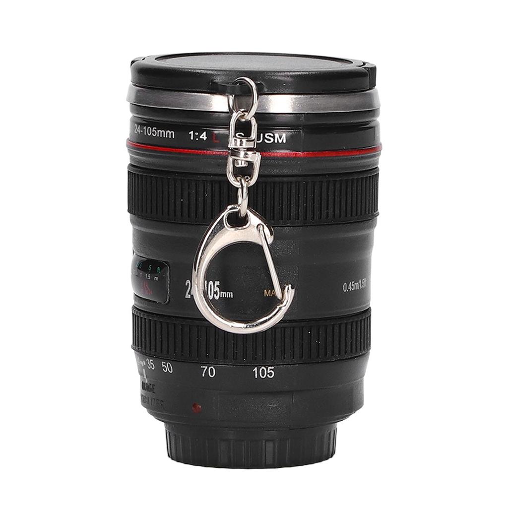 100ml Camera Lens Cup Stainless Steel EF 24‑105mm F 4.0L USM Lens Coffee Mug for Photography Lover